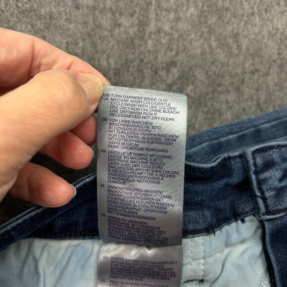 NYDJ Joni High Rise Relaxed Capri Jeans Women's Size 14 Released Hem Lift Tuck - Picture 7 of 13